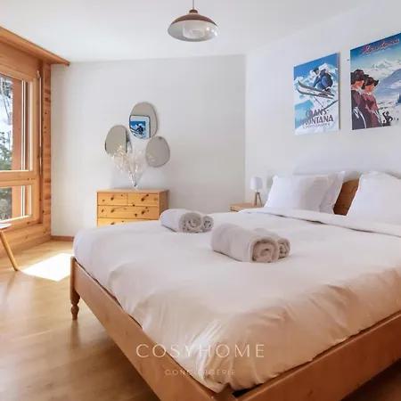 La Maison Lou L Ski-out L Parking L 6 Personnes Daire Crans-Montana